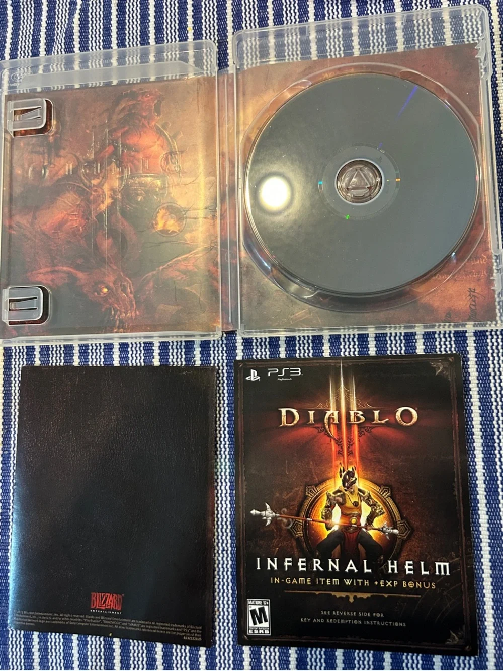 Diablo III (PS3) - Complete CIB w/ Manual + Box - PlayStation 3 - Tested/Working
